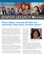 Image of Jewish Alliance of Greater Rhode Island's planned giving newsletter, Jewish Legacy